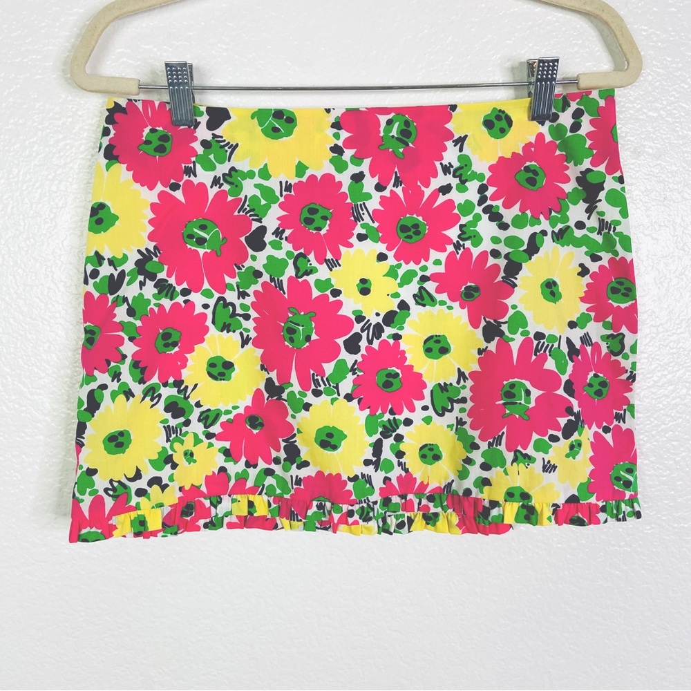 NWOT LILLY PULITZER Doodle Bug Floral Calli Skirt